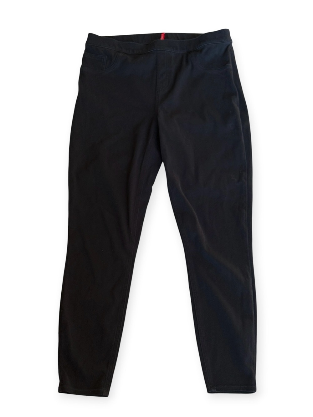 Spanx Black Skinny Jeans Jegging Size XL Stretch Pull On